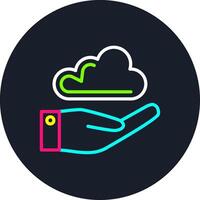 Provider Line Multi Color Design vector