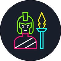 Ares Line Multi Color Design vector