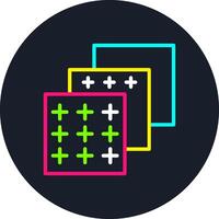 Layers Line Multi Color Design vector