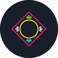 Frame Line Multi Color Design vector