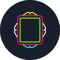 Frame Line Multi Color Design vector