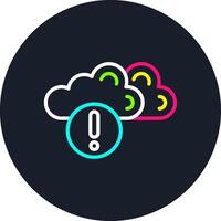 Error Line Multi Color Design vector