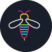 Bee Line Multi Color Design vector