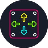 Stretch Line Multi Color Design vector