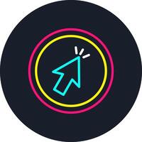 Cursor Line Multi Color Design vector