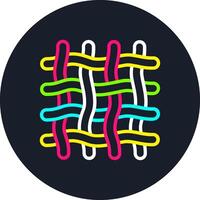 Textiles Line Multi Color Design vector