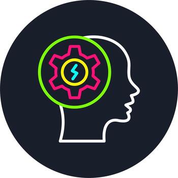 Mindset Line Multi Color Design vector