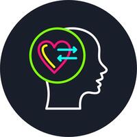 Empathy Line Multi Color Design vector