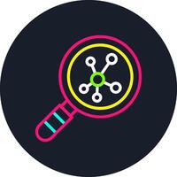 Neuron Line Multi Color Design vector