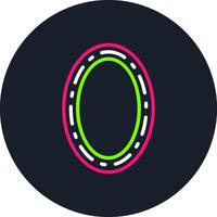 Frame Line Multi Color Design vector