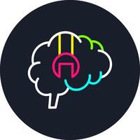 Stimulation Line Multi Color Design vector