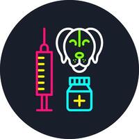 Medicine Line Multi Color Design vector