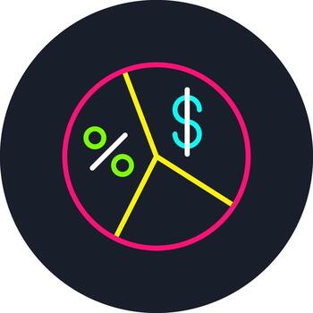 Ratio Line Multi Color Design vector