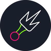 Sai Line Multi Color Design vector