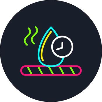 Fast Dry Line Multi Color Design vector