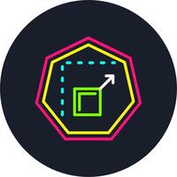 Scalable Line Multi Color Design vector