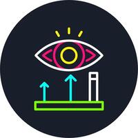 Viewpoint Line Multi Color Design vector