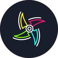 Weapon Line Multi Color Design vector