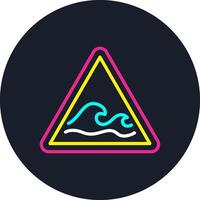 Wave Line Multi Color Design vector