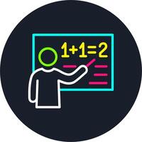Learn Line Multi Color Design vector