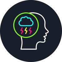 Brainstorm Line Multi Color Design vector