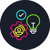 Framework Line Multi Color Design vector