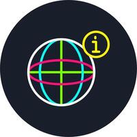 Global Line Multi Color Design vector