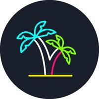 Palm Line Multi Color Design vector