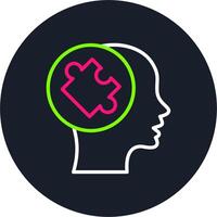 Solution Line Multi Color Design vector
