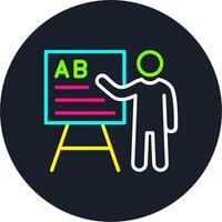 Professional Line Multi Color Design vector