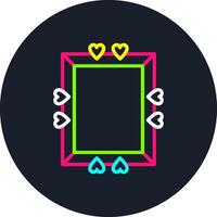 Frame Line Multi Color Design vector