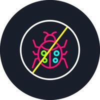 No Bugs Line Multi Color Design vector