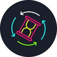 Process Line Multi Color Design vector