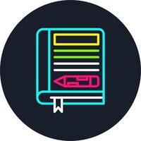 Guide Line Multi Color Design vector