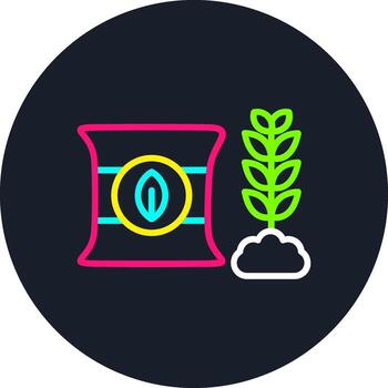 Grain Line Multi Color Design vector