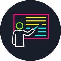 Work Line Multi Color Design vector