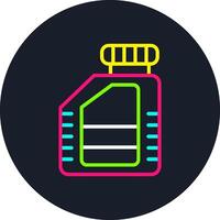 Oil Line Multi Color Design vector