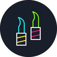 Nekode Line Multi Color Design vector