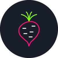 Beet Line Multi Color Design vector