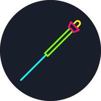 Needle Line Multi Color Design vector