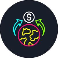 Synergy Line Multi Color Design vector