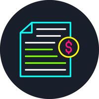 File Line Multi Color Design vector
