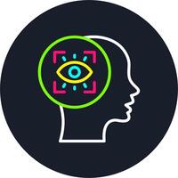 Vision Line Multi Color Design vector