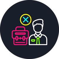 Job Line Multi Color Design vector