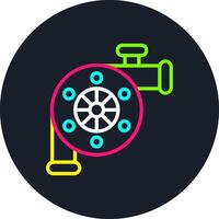 Turbo Line Multi Color Design vector