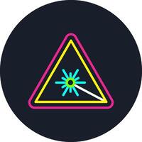 Laser Line Multi Color Design vector