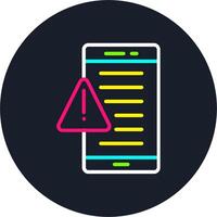 Digital Detox Line Multi Color Design vector