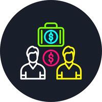 Deal Line Multi Color Design vector