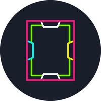 Frame Line Multi Color Design vector