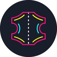 Leather Line Multi Color Design vector